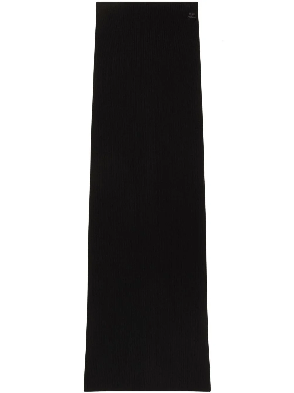 tube ribbed-knit maxi skirt - 1