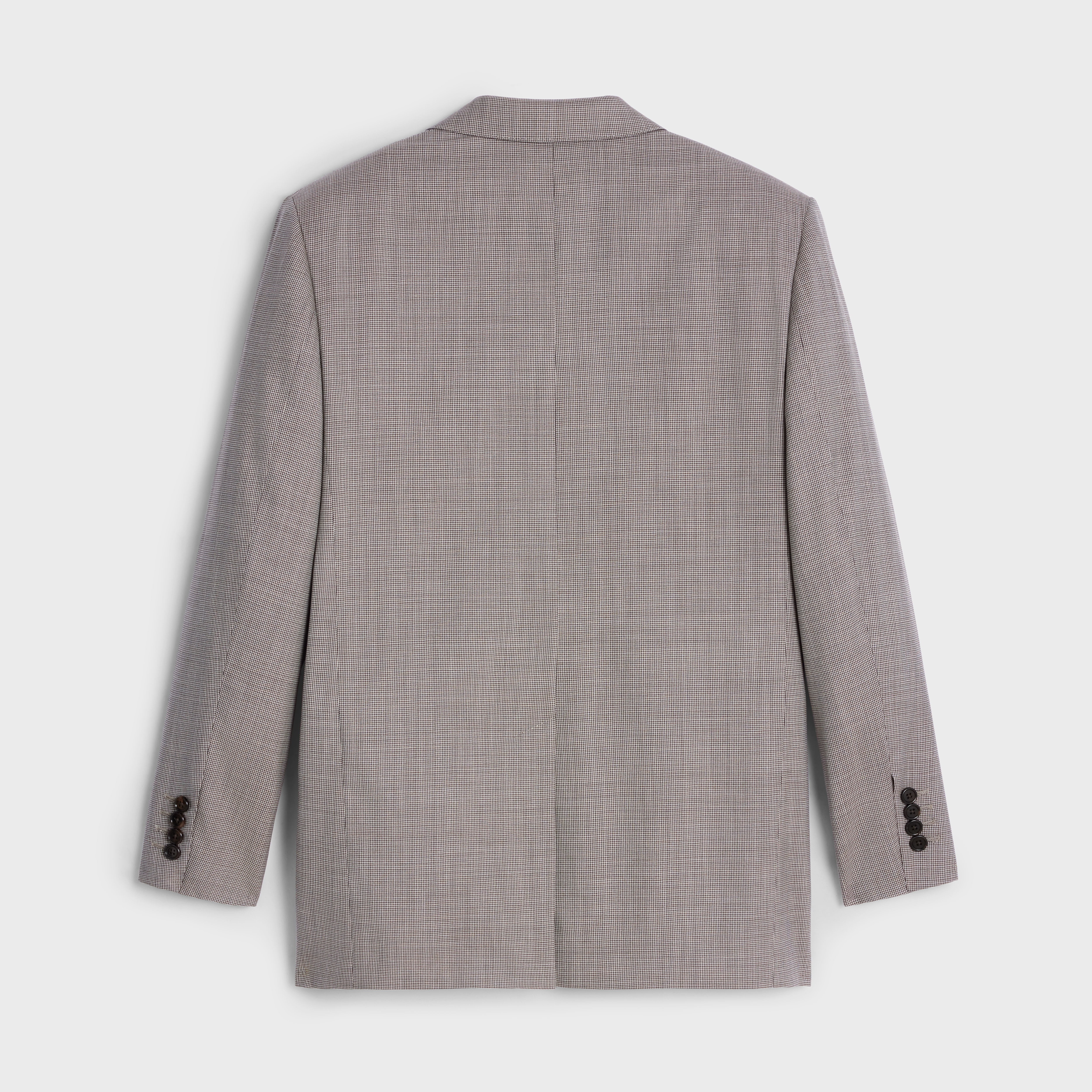 jude jacket in checked wool and silk - 2