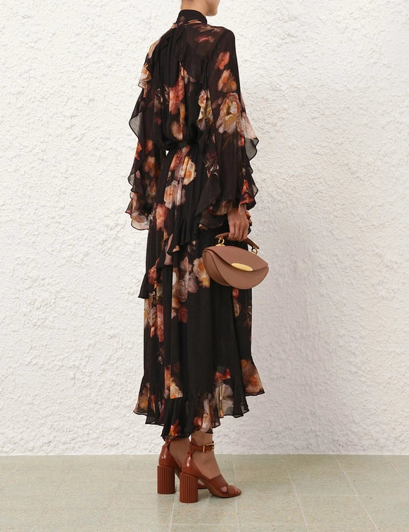 Hypnotic Asymetric Midi Skirt - 3