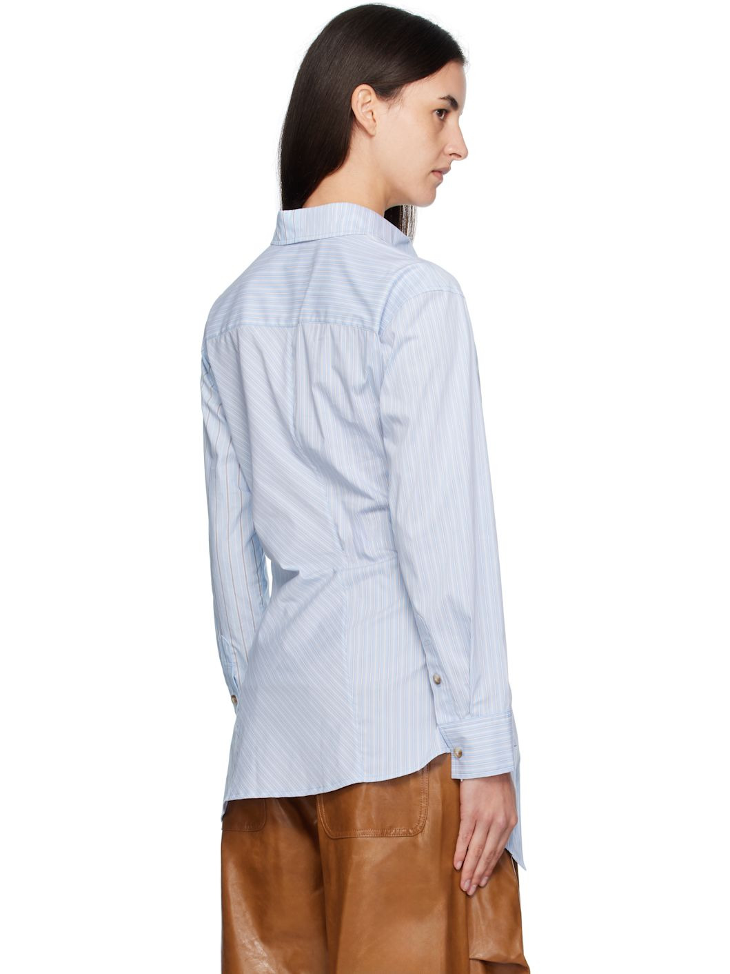 Blue Twist Check Shirt - 3