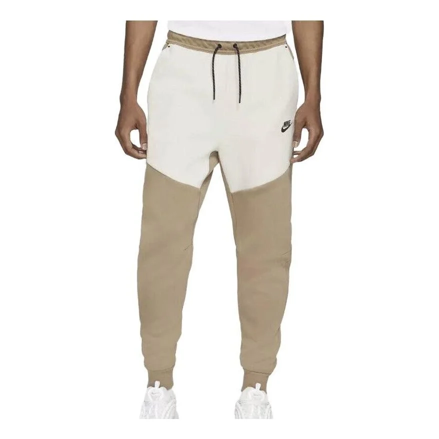Nike Sportswear Tech Fleece Sweatpants 'Cream Sandalwood Brown' CU4495-208 - 1