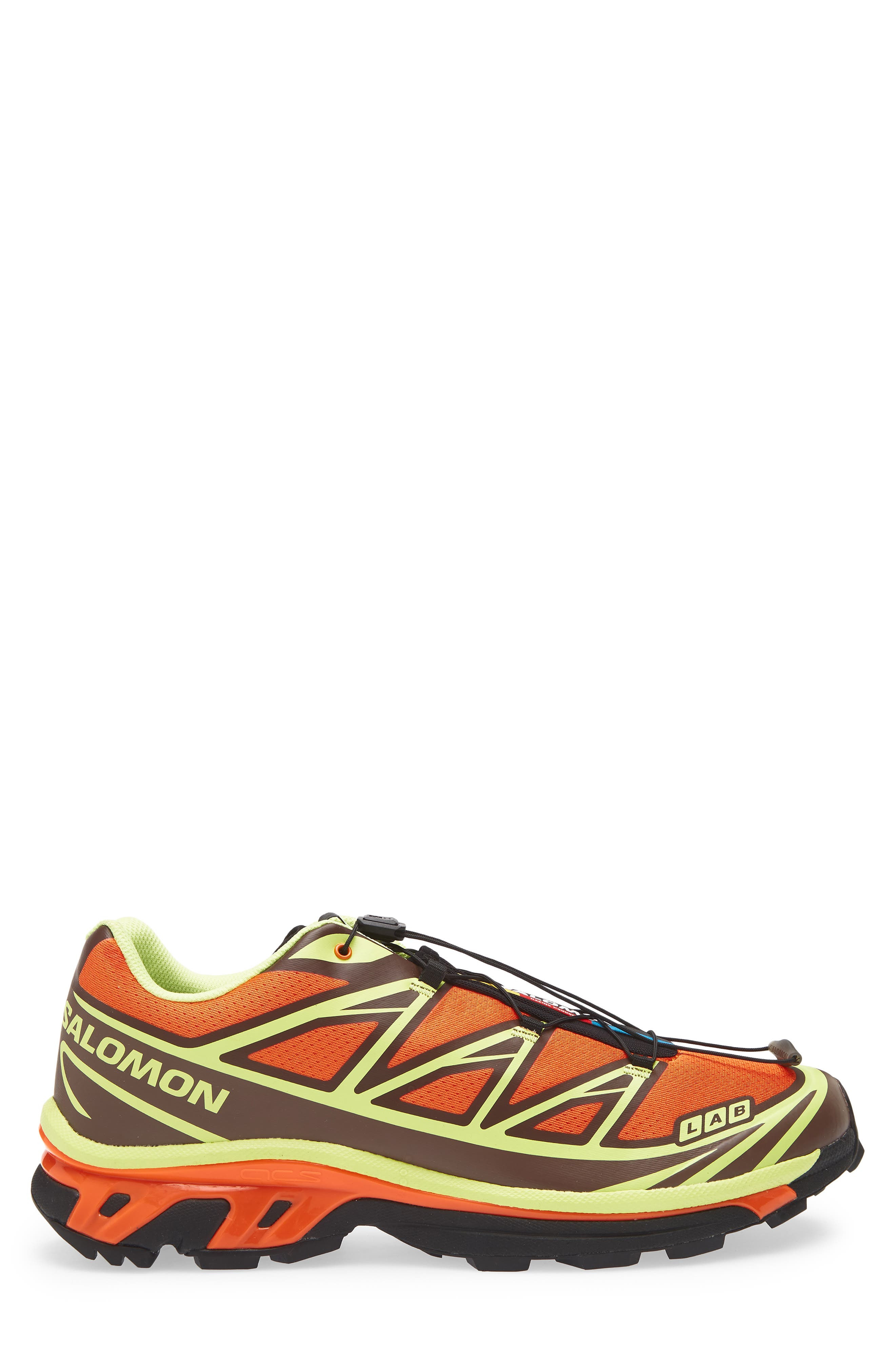 Salomon Gender Inclusive XT-6 Sneaker in Red Orange/Sharp Green/Black at Nordstrom - 3