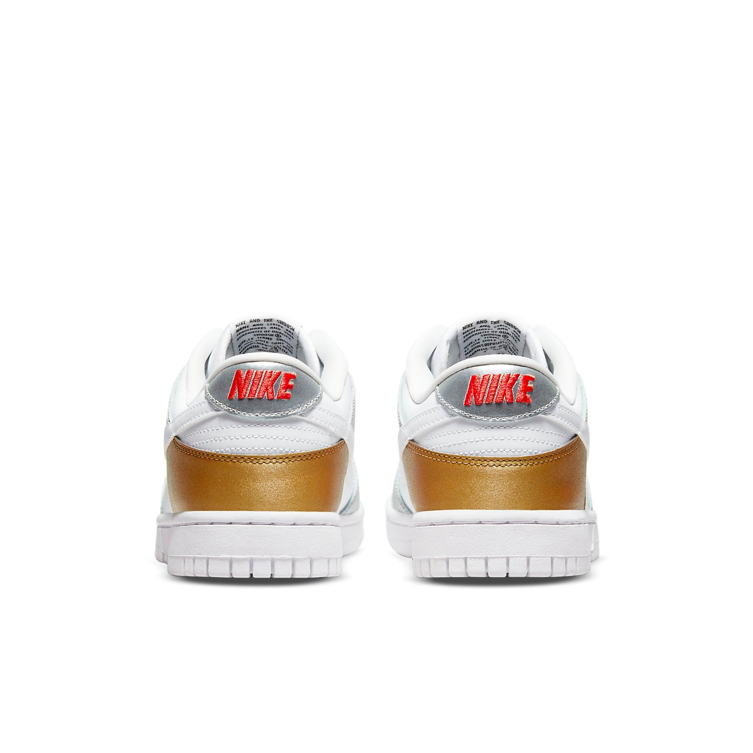 (WMNS) Nike Dunk Low SE 'Silver Gold Metallic' DH4403-700 - 5