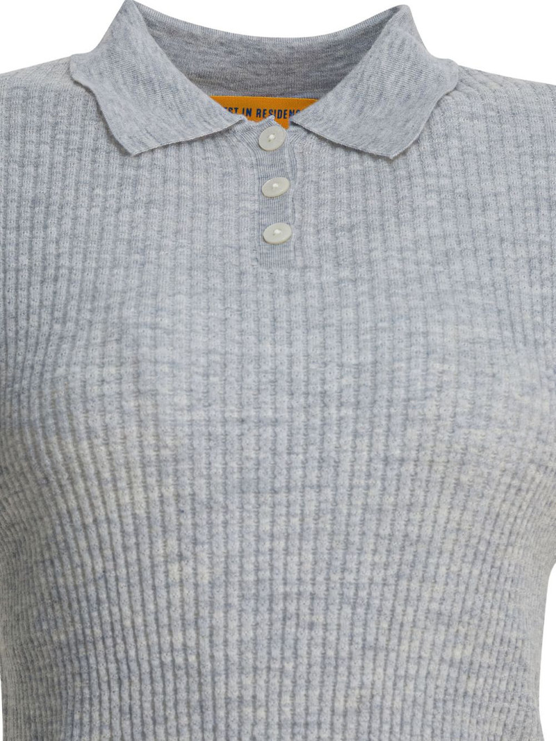 Shrunken ribbed polo shirt 3