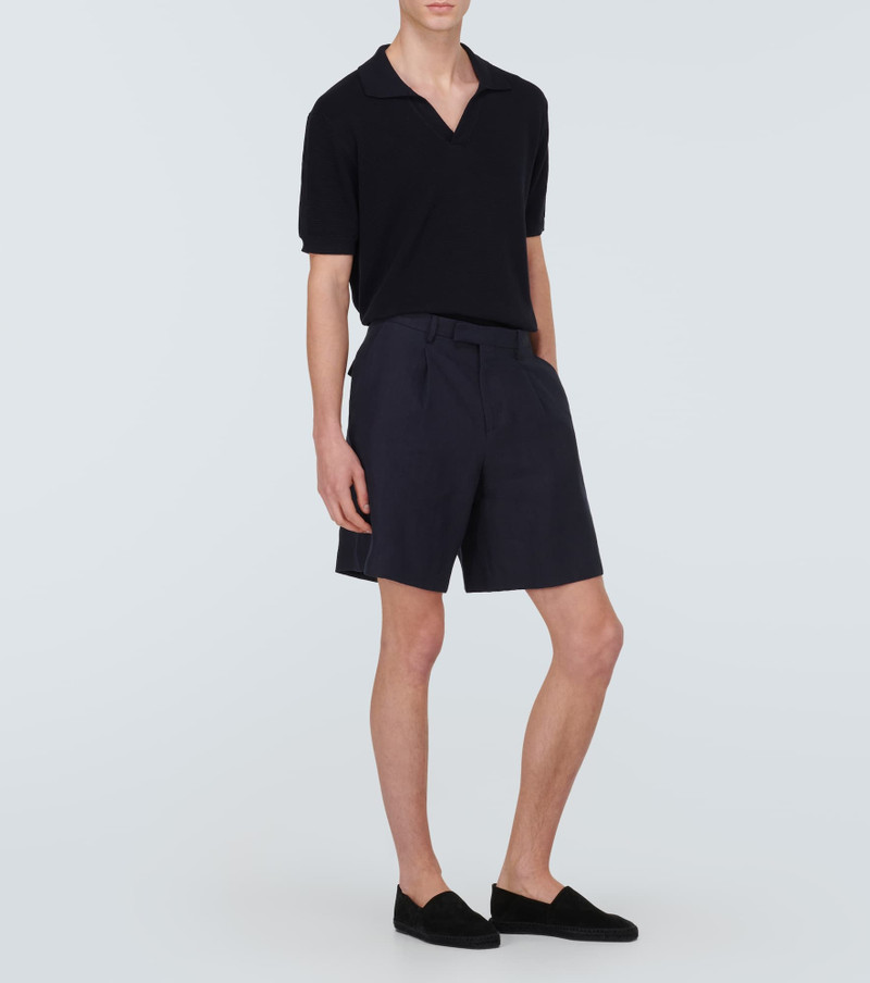 FRESCOBOL CARIOCA Rino cotton and silk polo shirt outlook