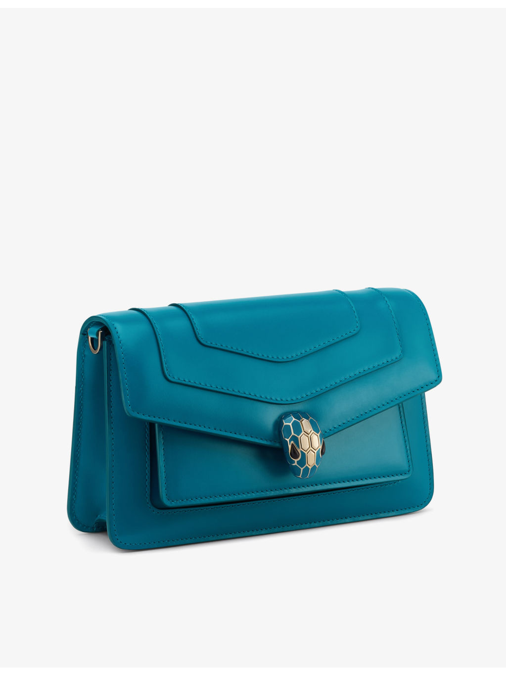 Serpenti Forever East-West leather shoulder bag - 2