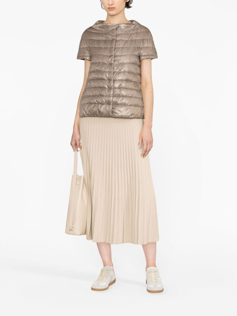 Herno Margherita short-sleeve quilted jacket outlook