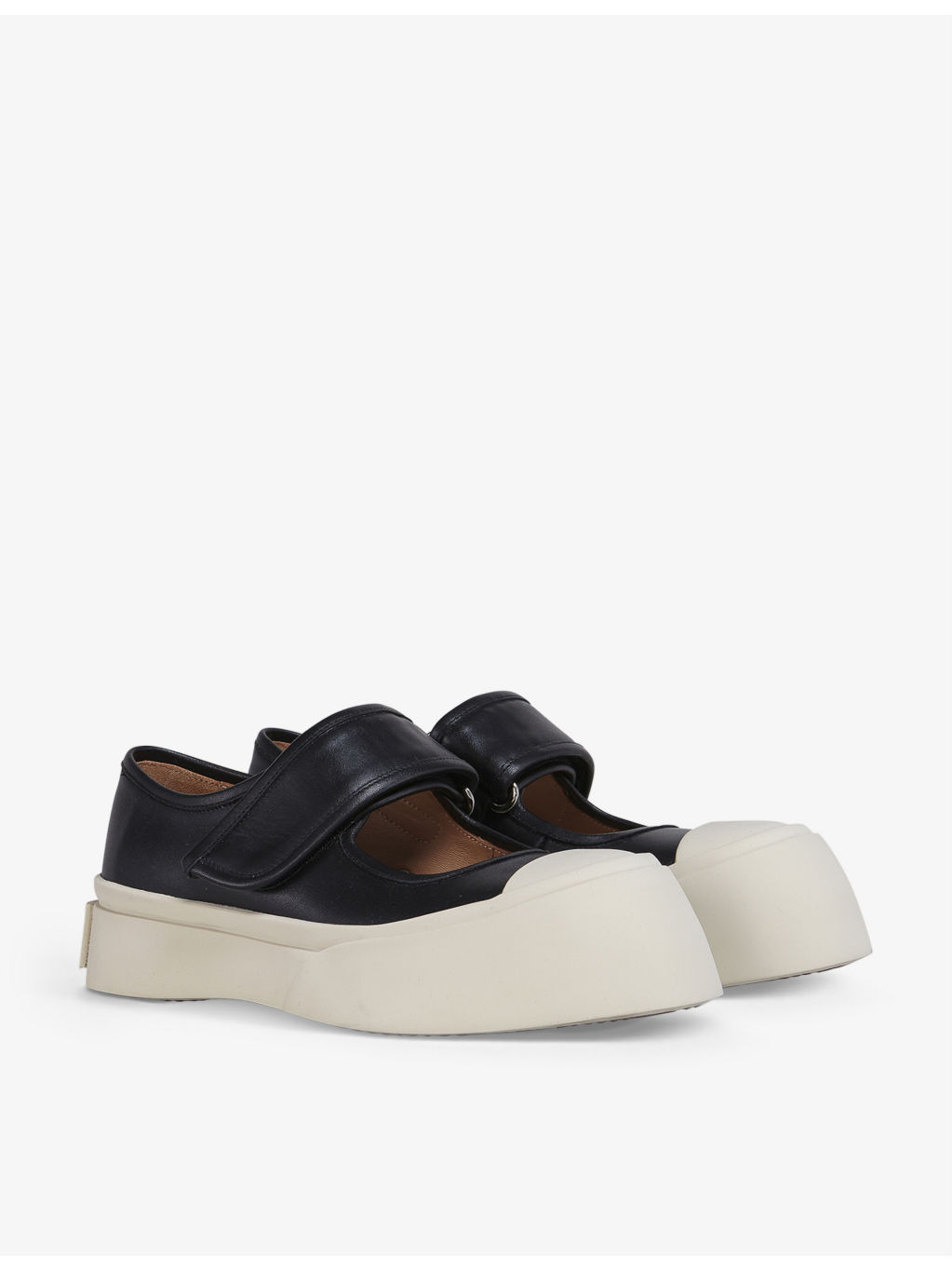 Pablo flatform-sole leather shoes - 3