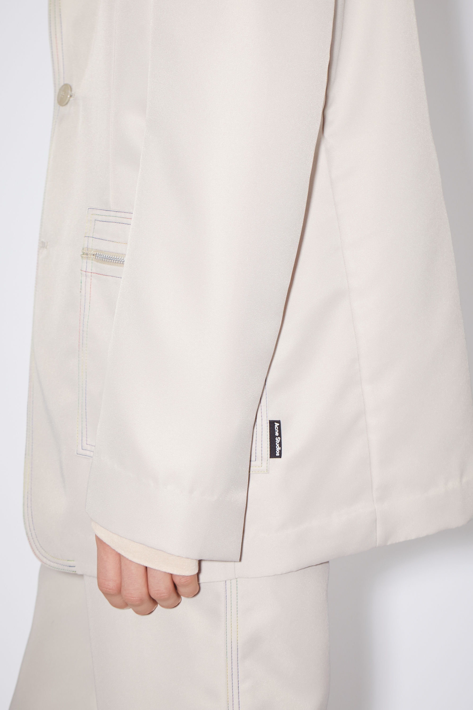 Unlined suit jacket - Sand beige - 4