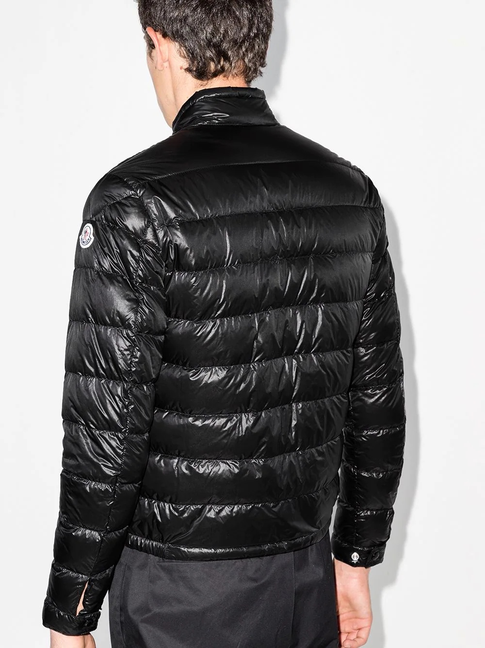 padded zip-front jacket - 3