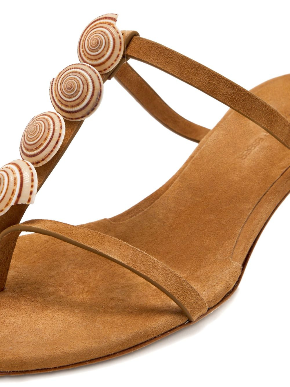 shell-embellished kitten-heel sandals - 3