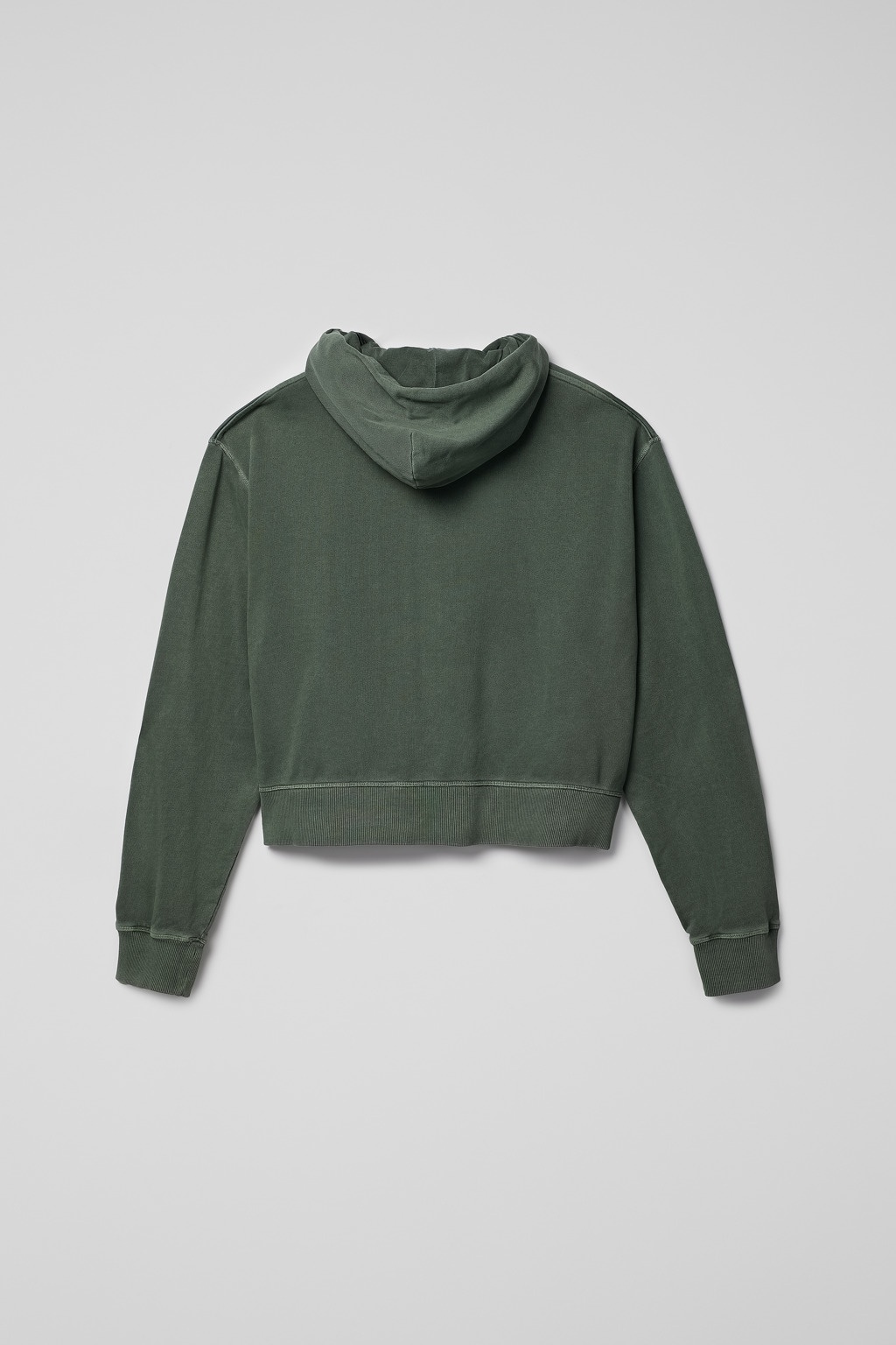 Green Cotton Hoodie - 4