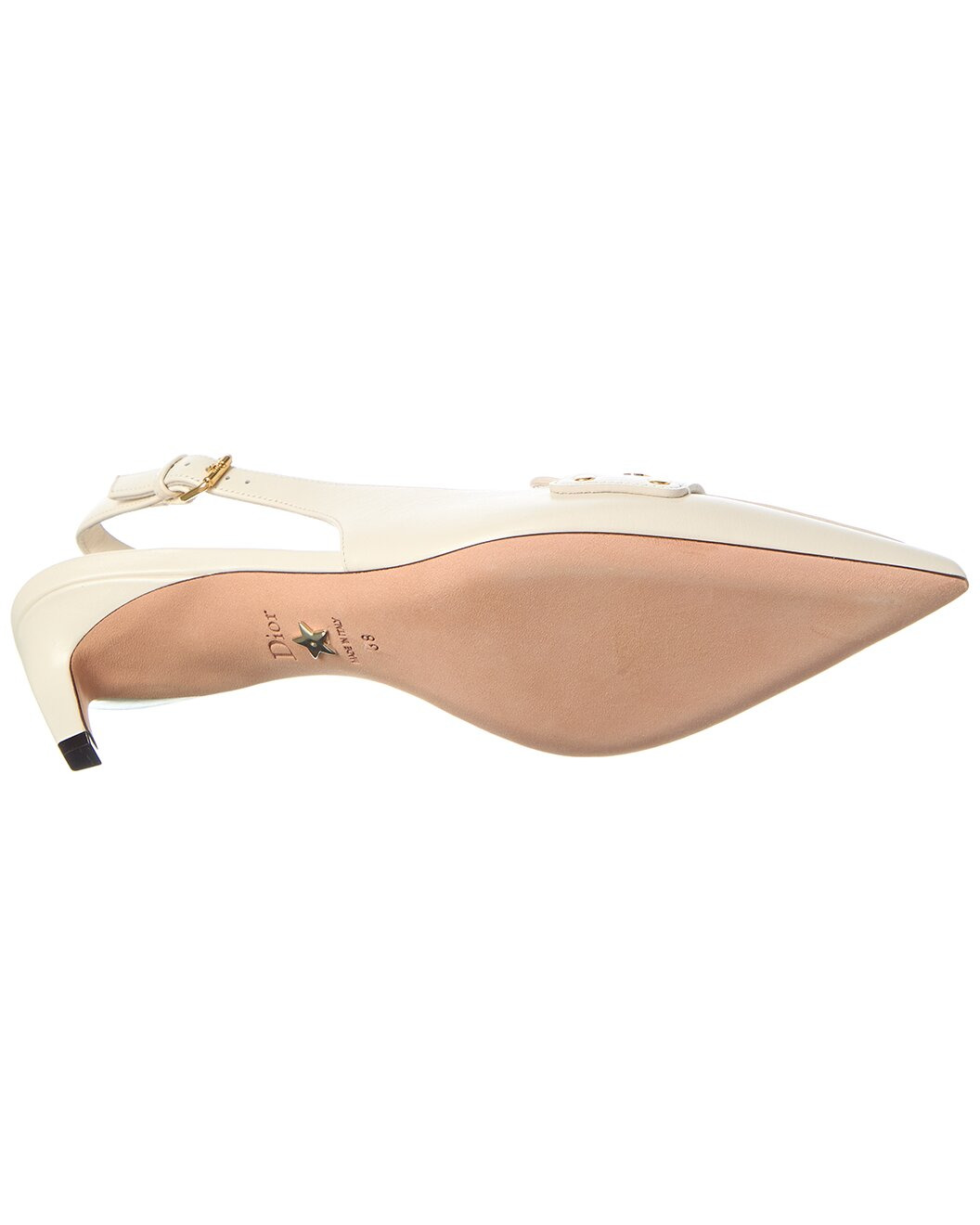 Dior Boy Leather Slingback Pump - 4