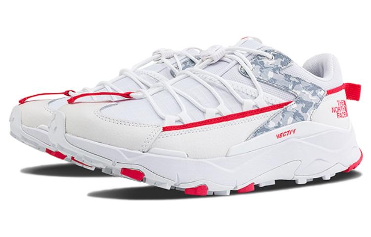 (WMNS) THE NORTH FACE Vectiv Taraval Tech Lifestyle Shoes 'Tnf White Red' 819U-ZW2 - 2
