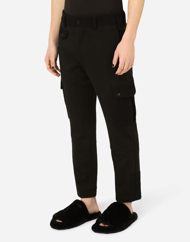 Stretch wool cargo pants - 4