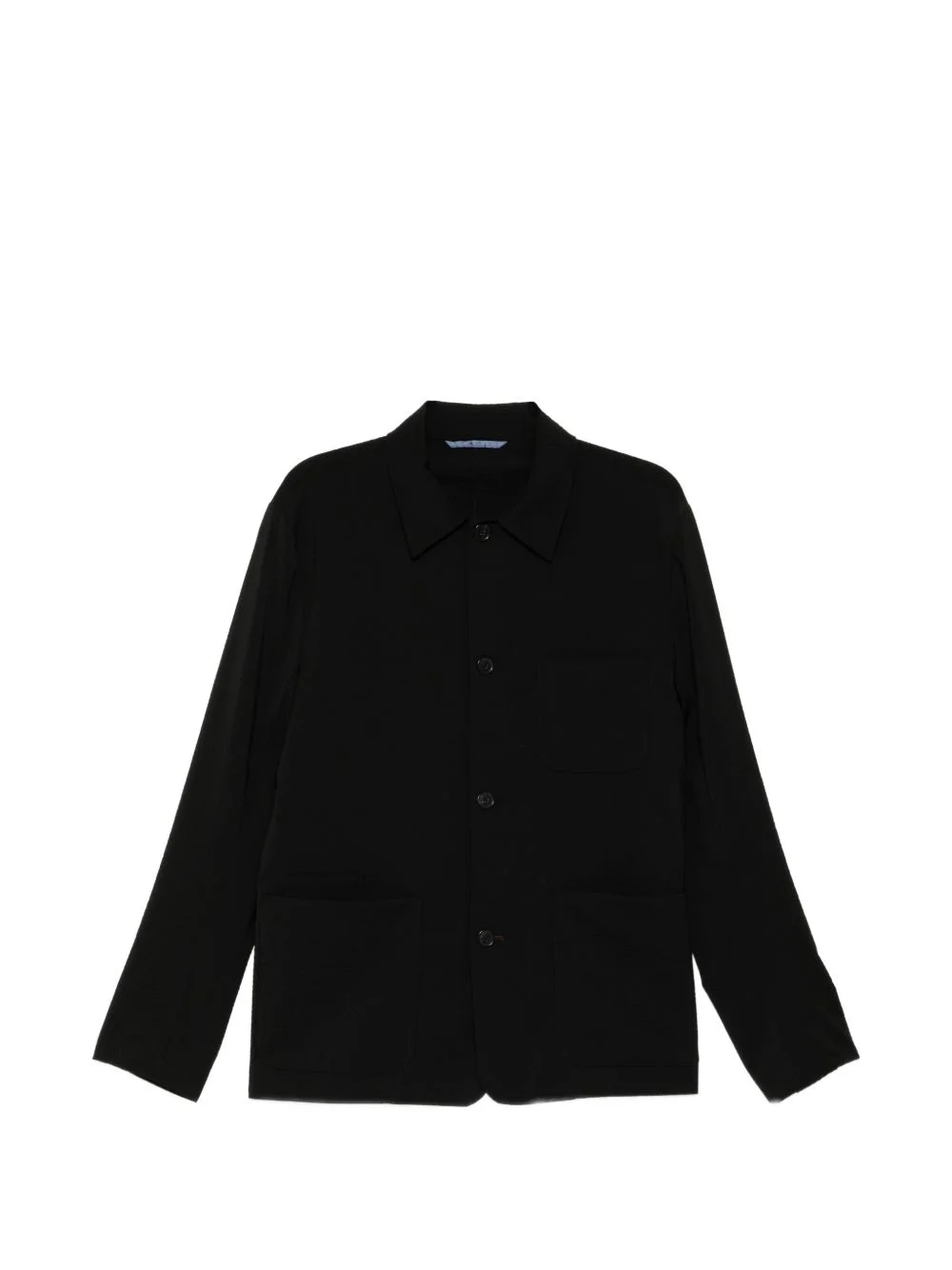 BUTTON POCKET WOOL JACKET - 1