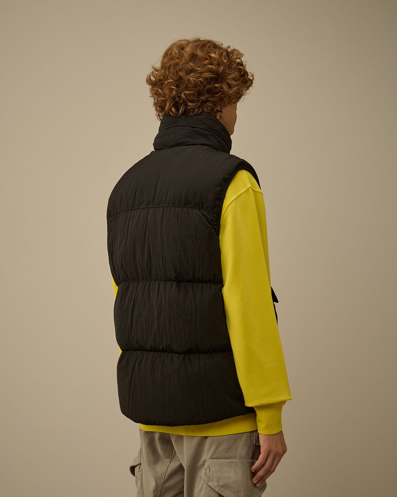 Eco-Chrome R Mixed Hooded Down Gilet 4