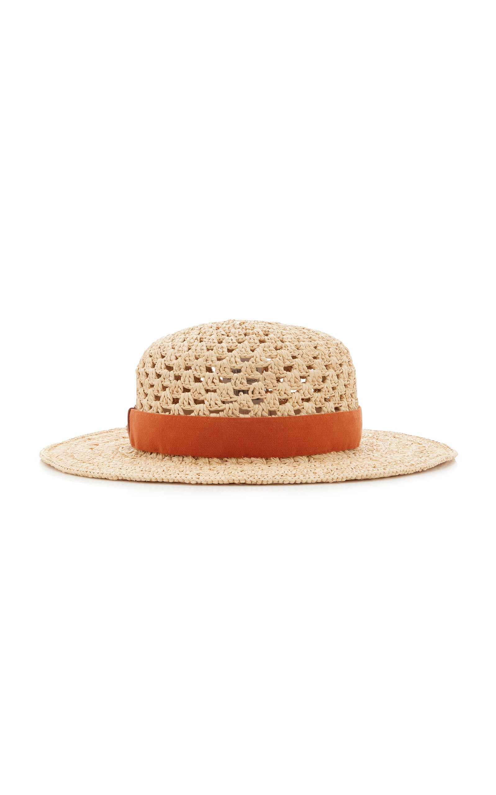 Crocheted Raffia Hat neutral - 1