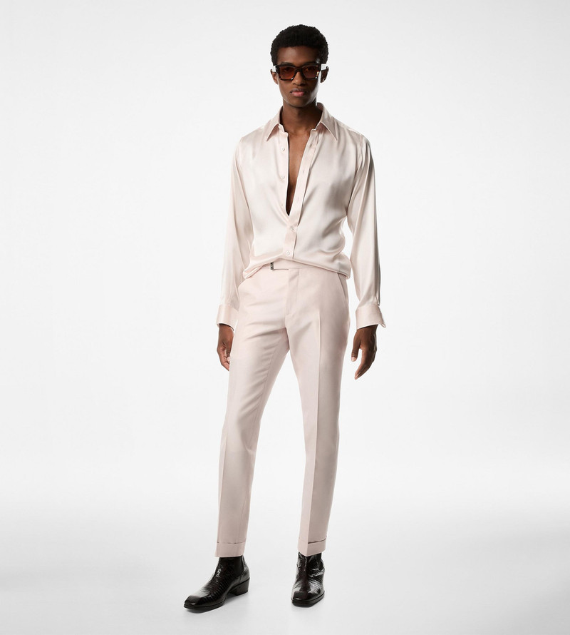 TOM FORD SILK CHARMEUSE SLIM FIT SHIRT outlook
