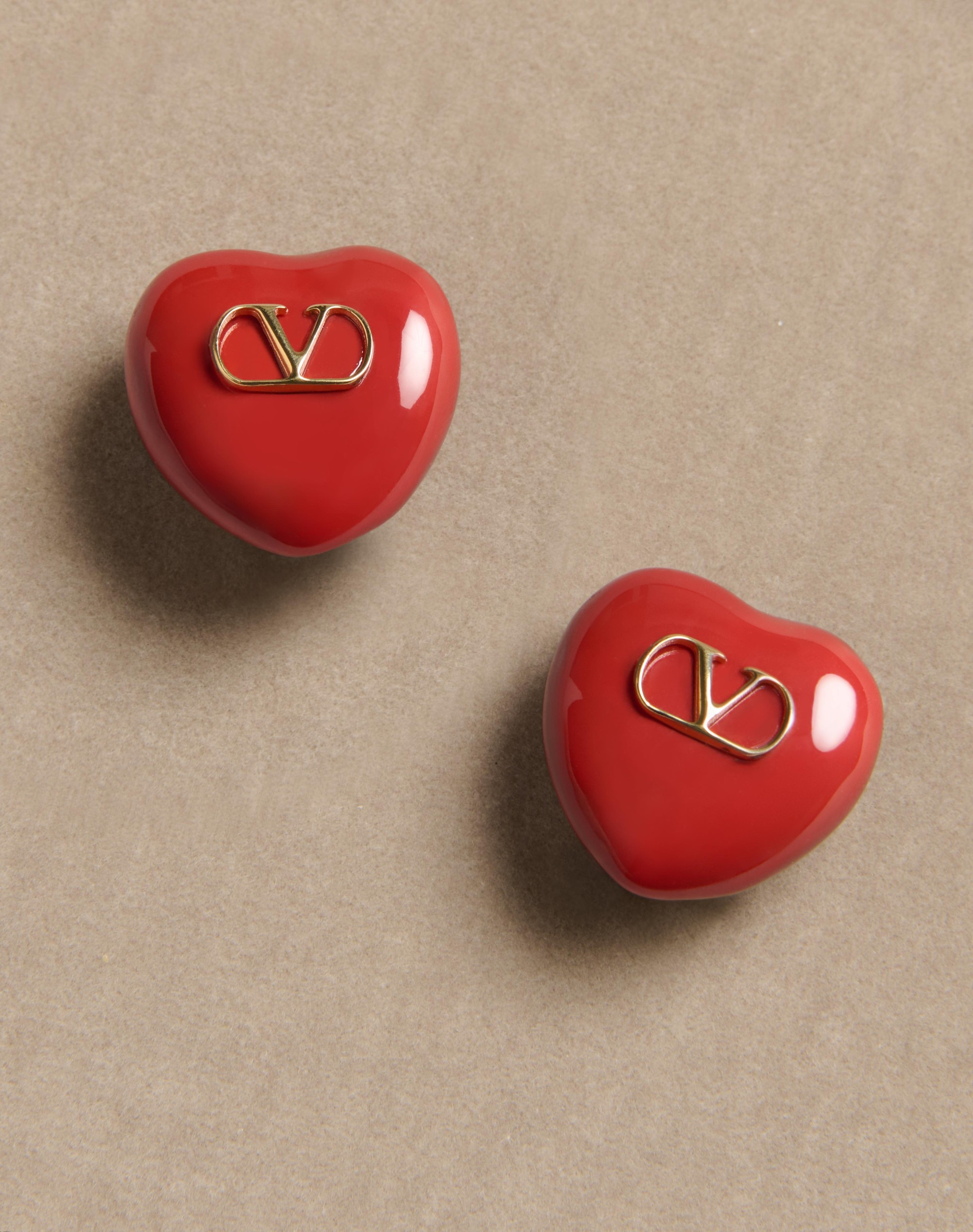 COEUR ROYAL EARRINGS IN METAL AND ENAMEL - 5