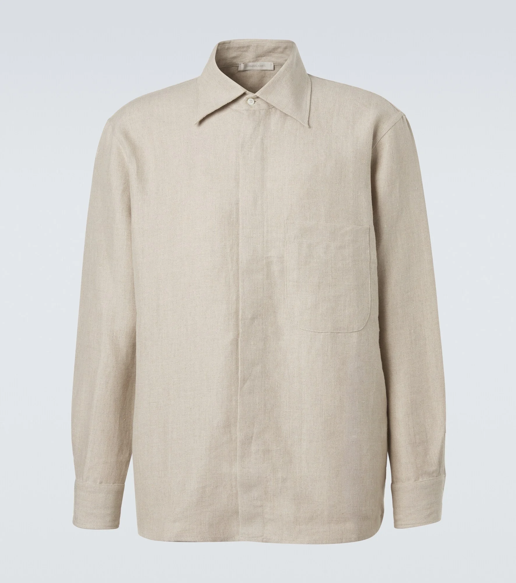 Linen overshirt - 1