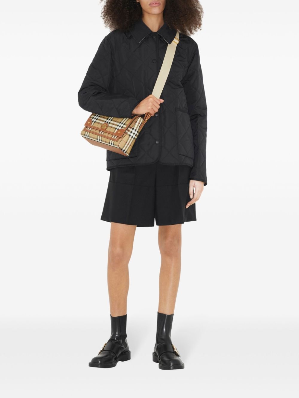 Note check crossbody bag - 2
