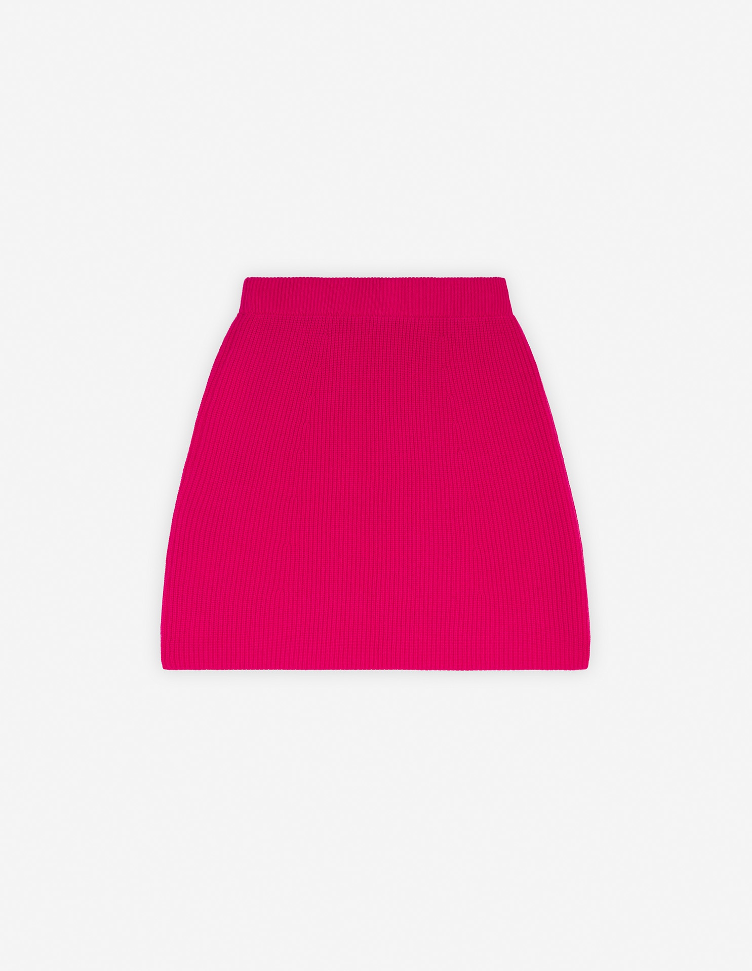 BOLD FOX HEAD PATCH SHORT RIBBED SKIRT - 6