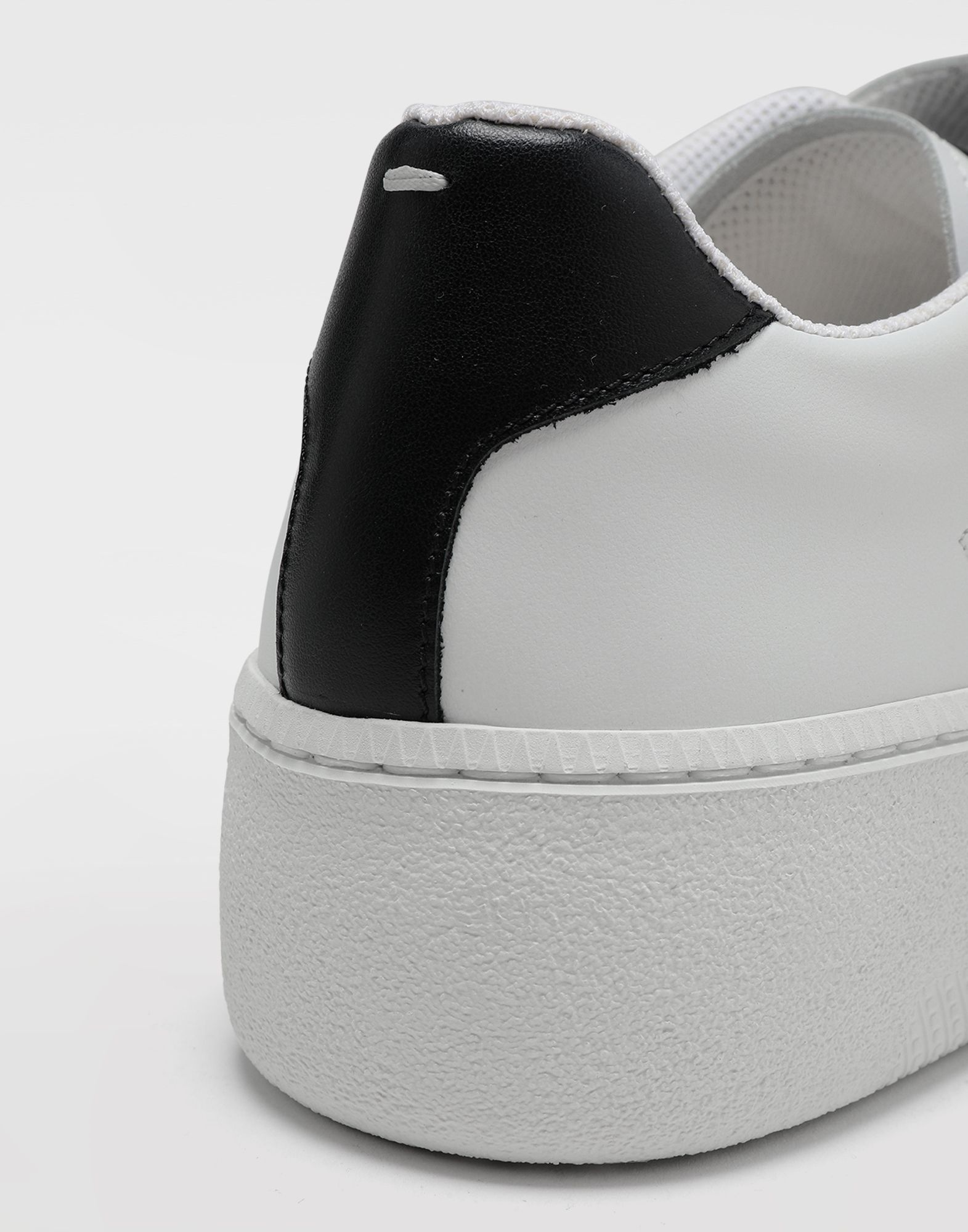 Wedge leather tennis shoes - 6