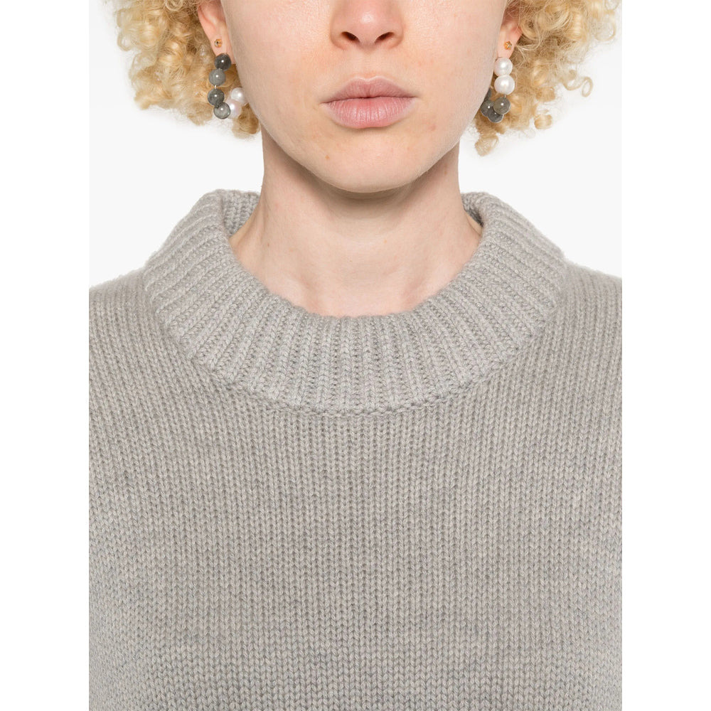 Lisa Yang Grey Knitwear - Jumpers Women - 3