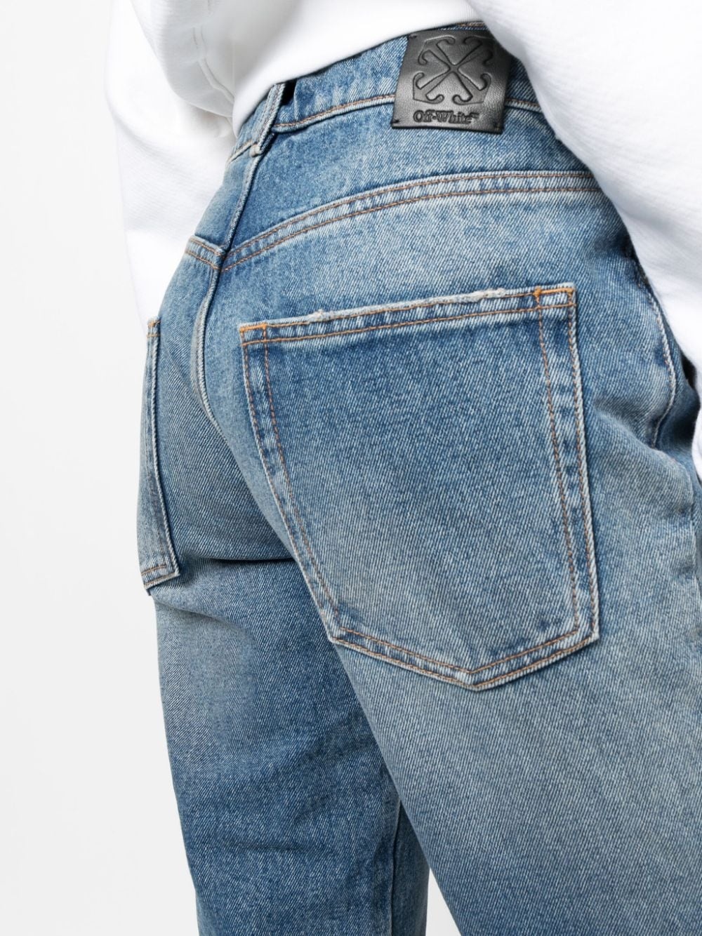 low-rise flared jeans - 5