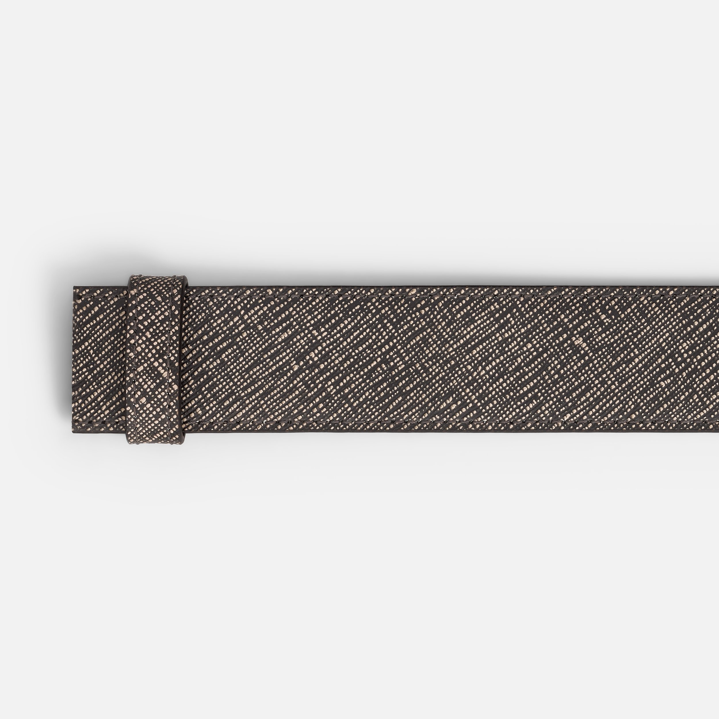 Gravel/testa moro 35mm reversible leather strap - 3