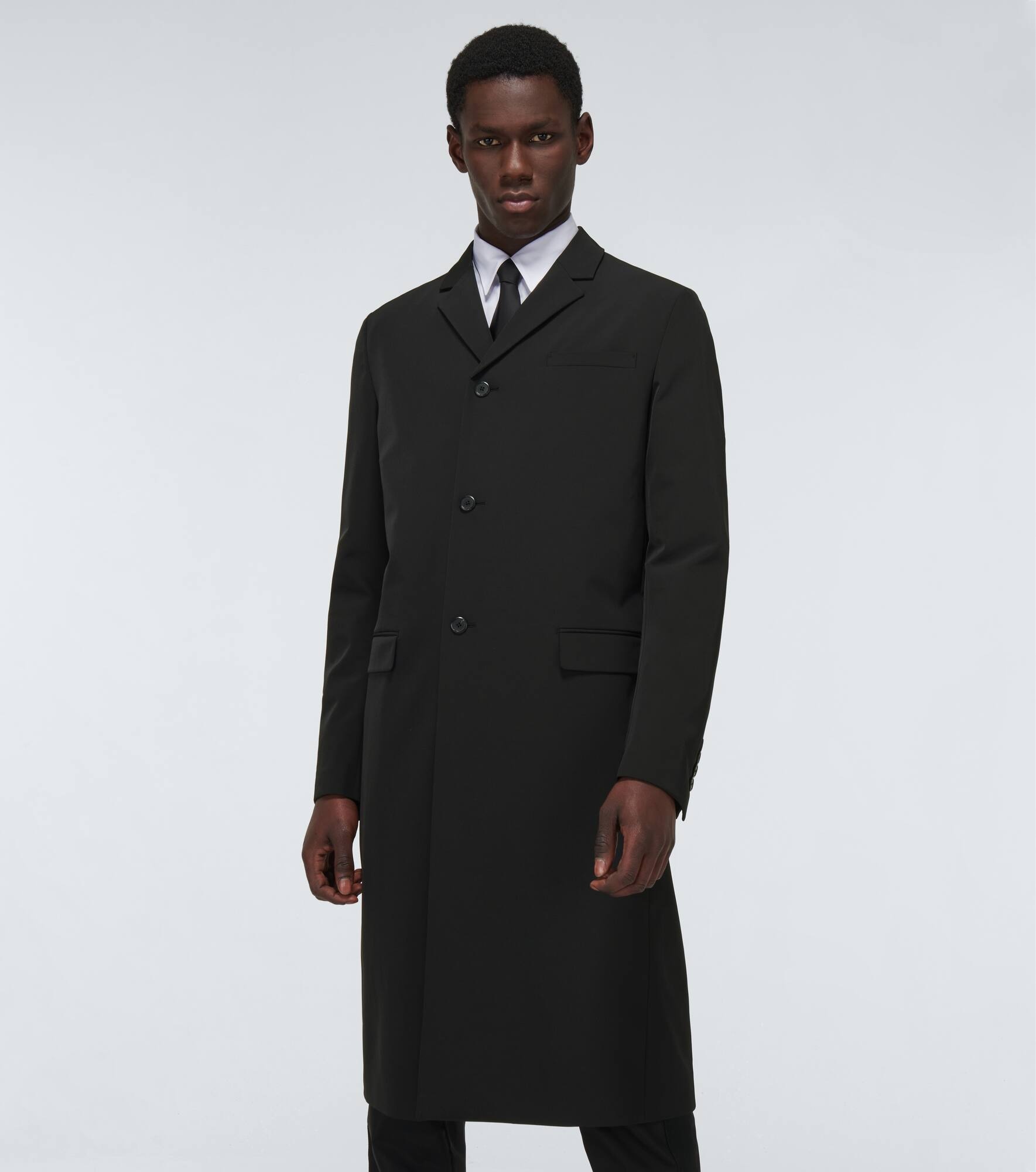 Single-breasted technical overcoat - 3