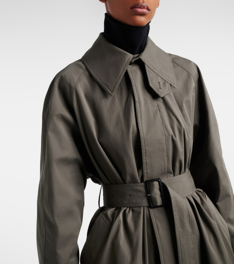 Cotton twill trench coat 4