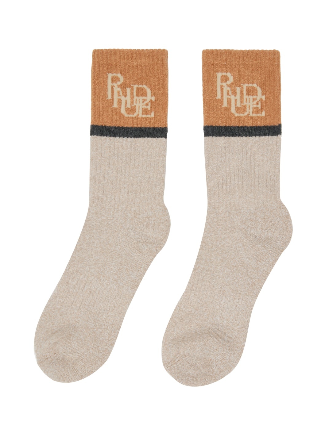 Beige Sport Socks - 2