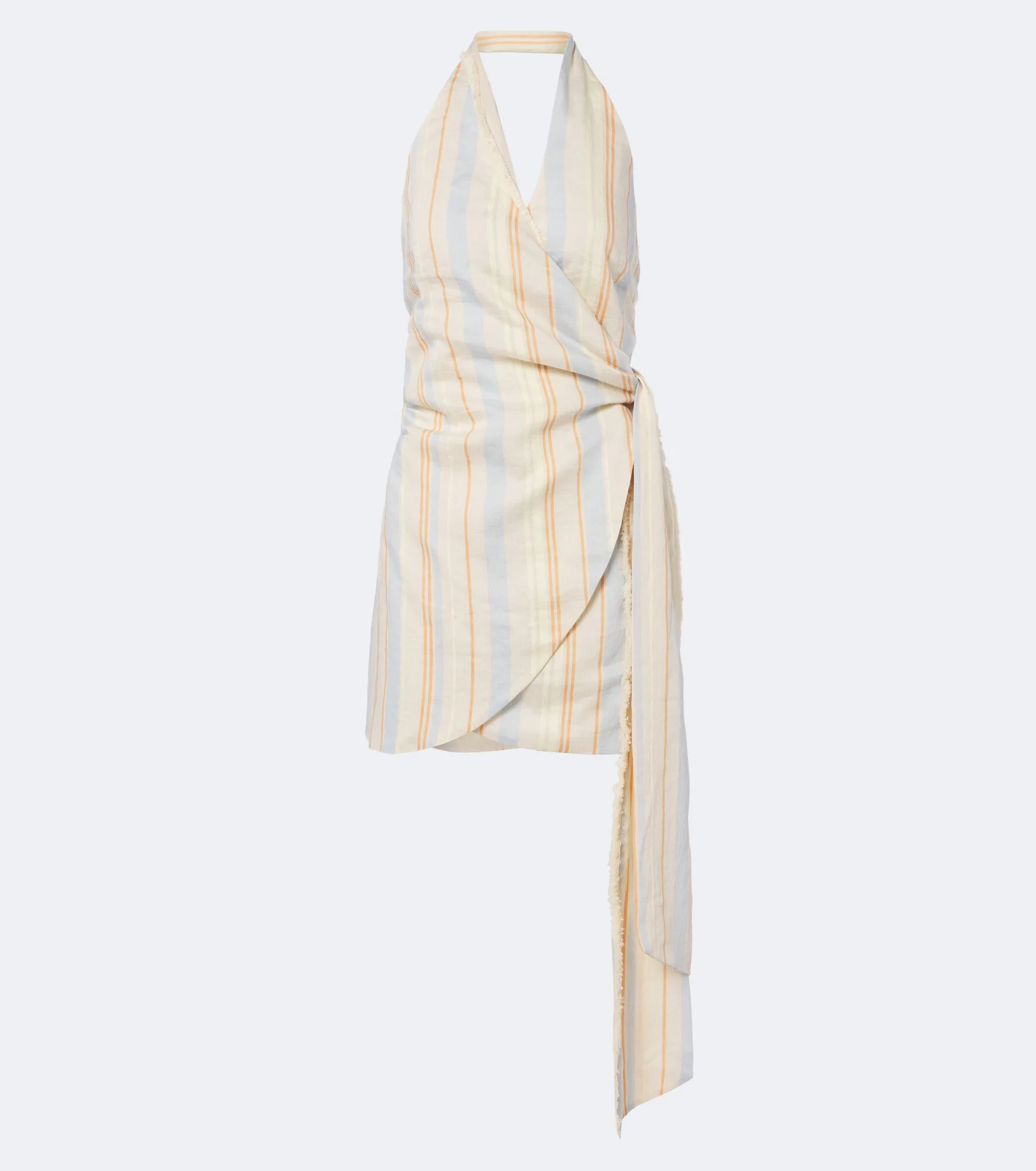 Pernille striped wrap dress - 1
