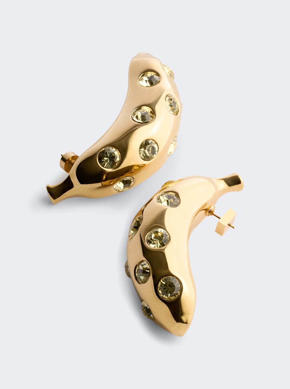 The Banana Earrings Gold - 4