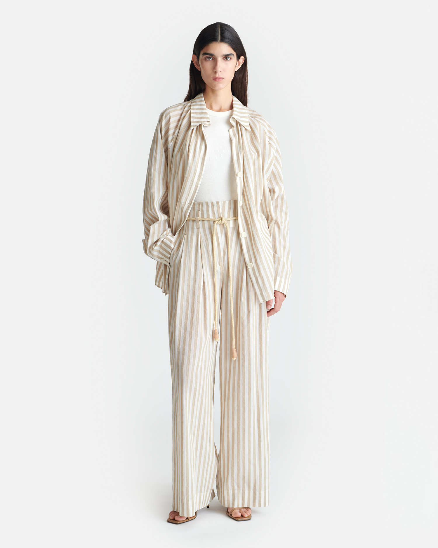 Striped Linen Shirt - 3