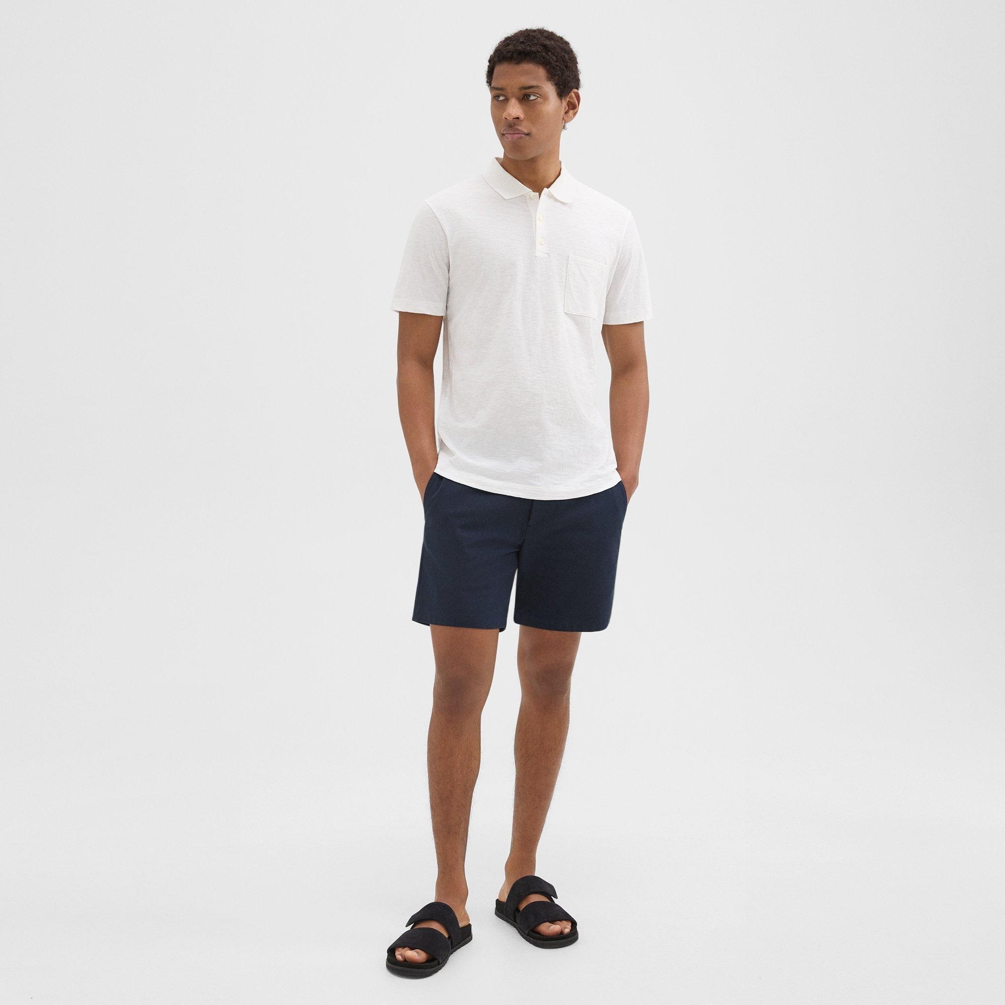 Bron Polo Shirt in Slub Cotton - 6