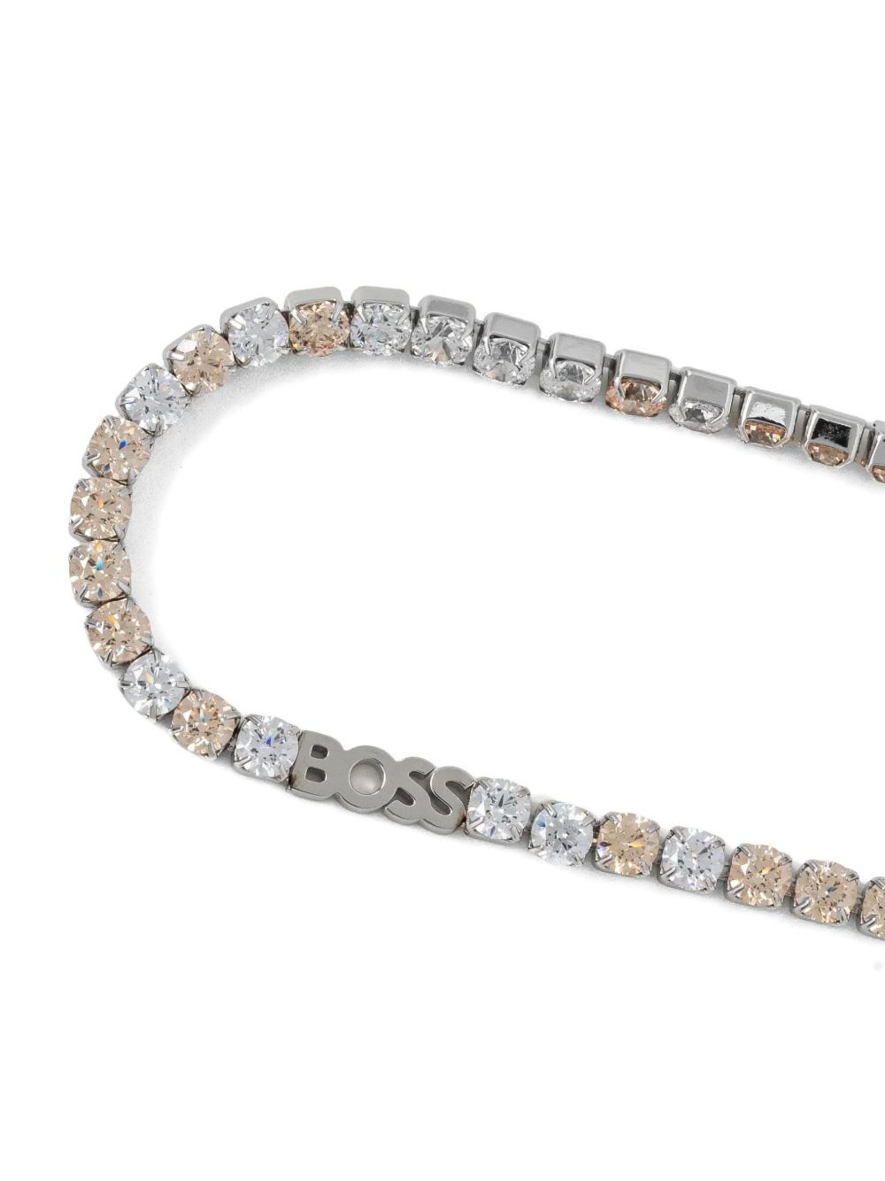 crystal-embellished tennis bracelet - 2