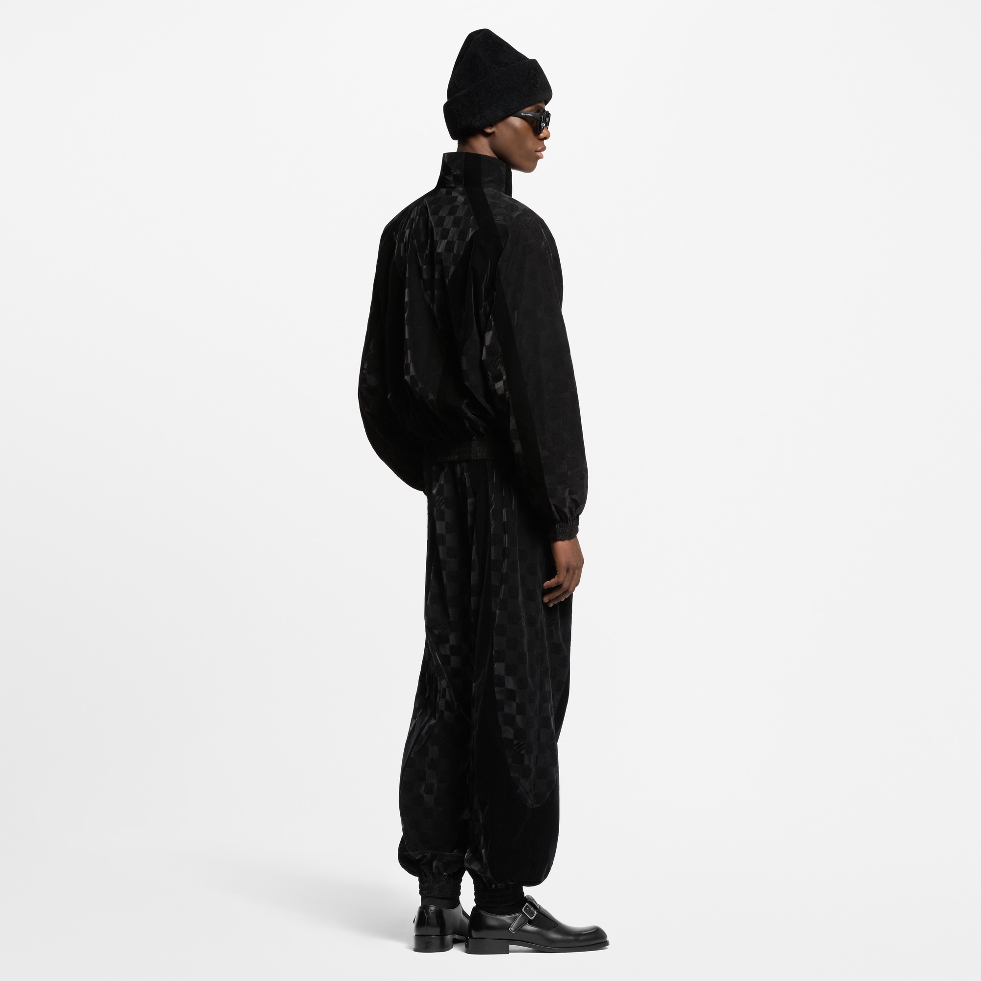 Flocked Damier Technical Track Pants - 3