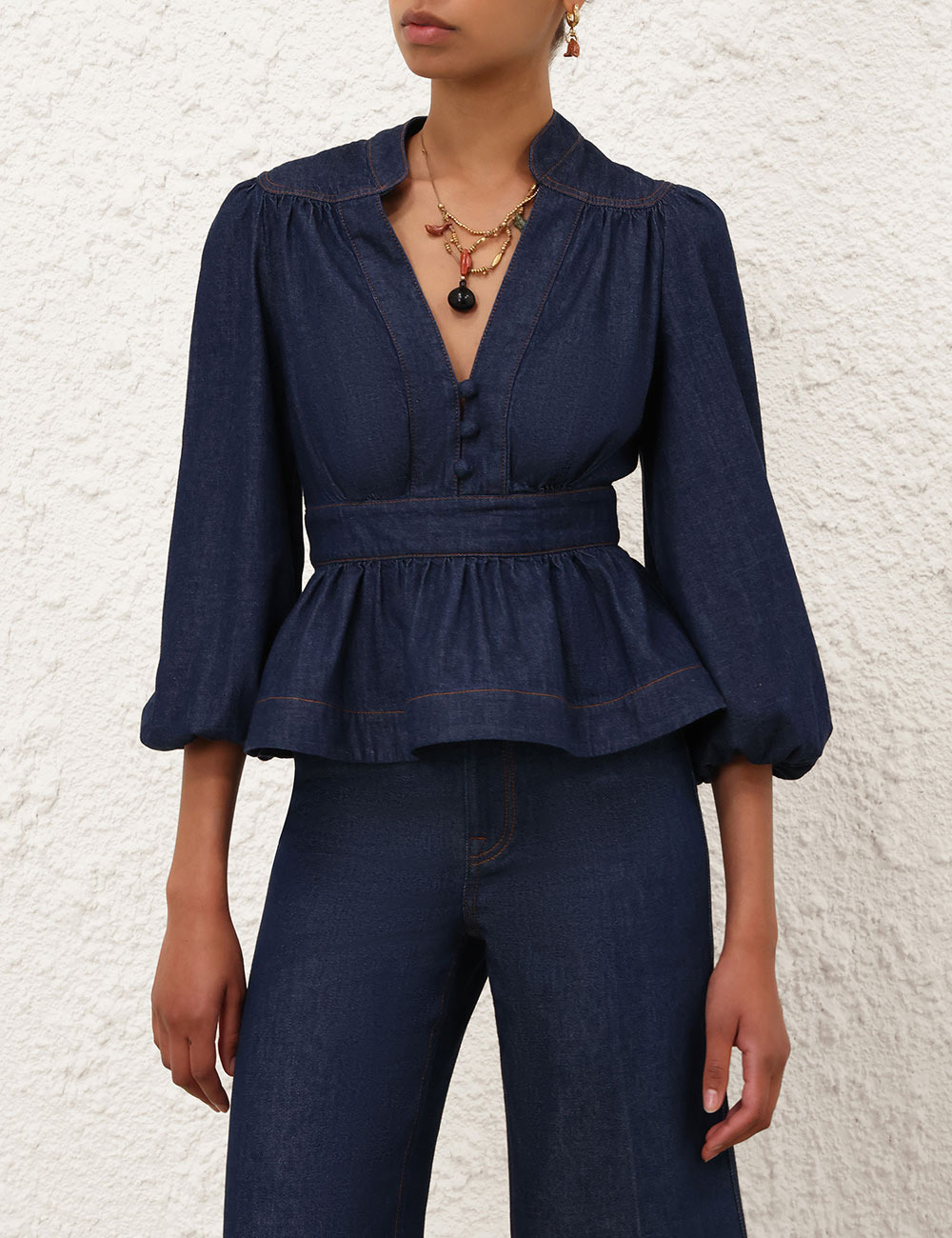 AWAKEN DENIM BLOUSE - 2