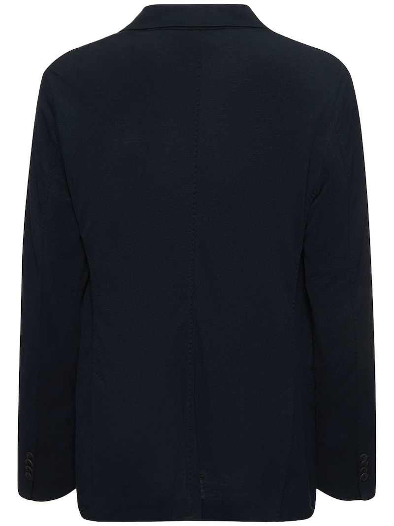 Light piqué sweater jacket - 5