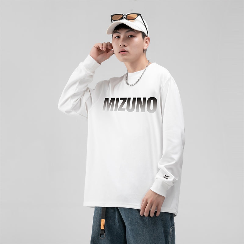 Mizuno Graphic Long Sleeve T-shirt 'White' A2CA2A03 - 4