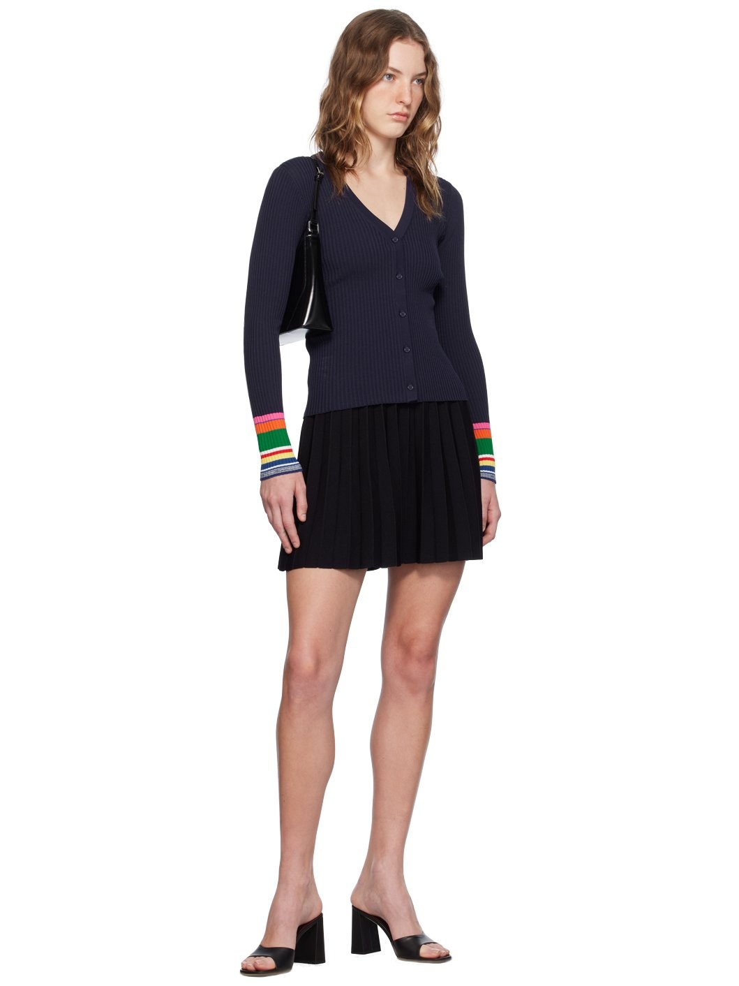 Navy Cargo Cardigan - 4