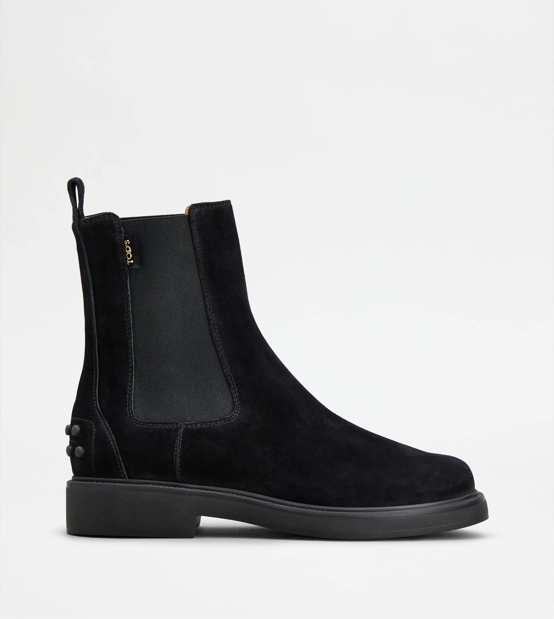 ANKLE BOOTS IN SUEDE - BLACK - 1