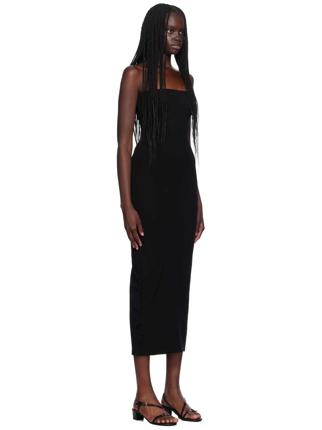 Black Rio Bandeau Midi Dress - 2