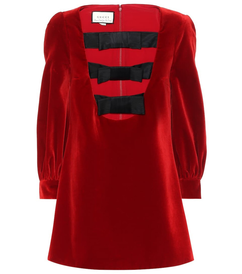 Velvet minidress - 1