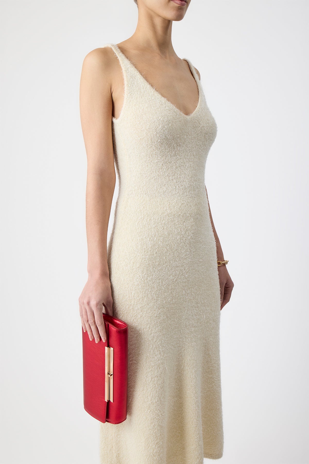 Ornston Knit Pant in Ivory Cashmere - 5