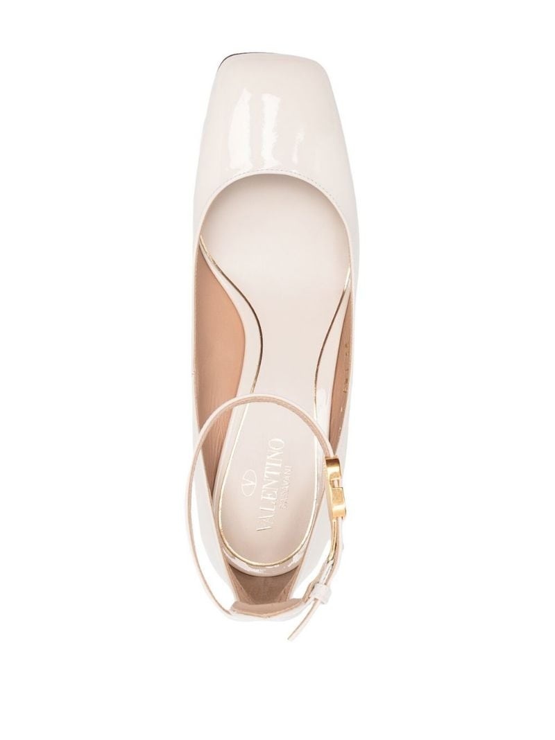 Tan-Go 60mm patent-leather pumps - 4
