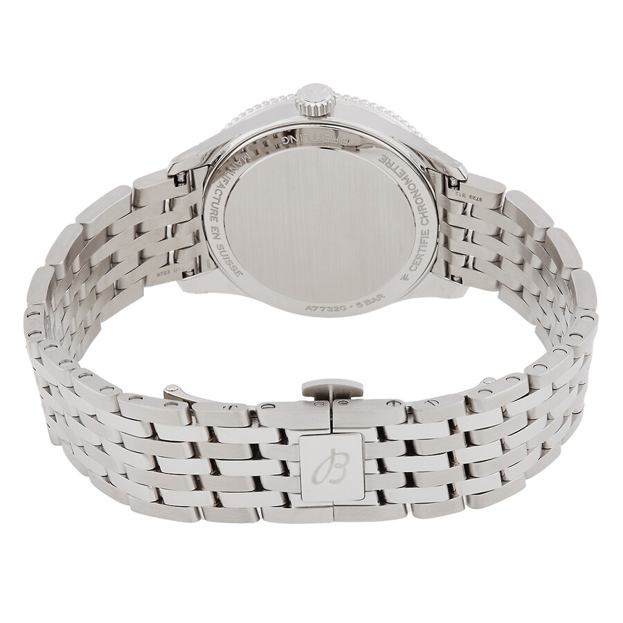 Breitling Navitimer Quartz Diamond White Mother of Pearl Dial Ladies Watch A77320E61A2A1 - 3